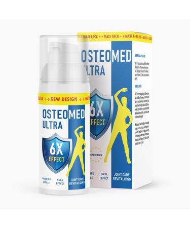 Osteomed Ultra Gel (1 x 120ml) Gel pour vos articulations et muscles soin rafra chissant gel pour articulations id al en d placement pour tous types de peau contre les courbatures