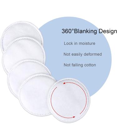MSQ Cotton Rounds - 300 Count Makeup Remover Pads | 100% Pure Cotton Facial Cleansing Pads - Lint-Free - Buy Online on GoSupps.com