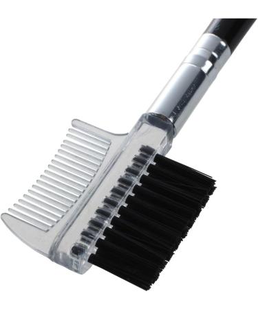 Rfeeuubft 1 Piece Women's Double-Sided Comb Eyebrow Brush Holder Makeup Black Cosmetic Makeup Tool - Buy Online on GoSupps.com