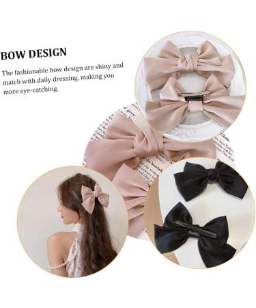minkissy 4 Pairs Bow Hairpin Toddler Hair Clips Hair Bows for Girls New Year Hair Decoration Bowknot Baby Hair Clips Bows for Hair Girls Bow Hair Clips Baby Girl Fabric Wedding Headgear - Buy Online on GoSupps.com