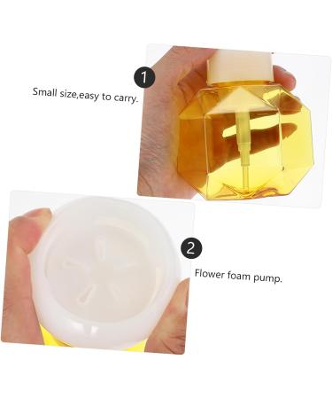 Ciieeo Flower Sparkling Bottle - Milk Cleansing Milk Facial Bubble Maker Tool | Foamer Device Cup | Yellow 9.7x9.7x16.3cm - Shop Internationally - Buy Online on GoSupps.com