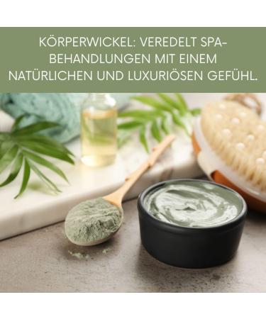  mGanna Glazial Marine 100% Natural Green Clay Powder for face masks creams body wraps gentle scrubs and exfoliants skin firming and soap making 0.22 lbs / 100 - Buy Online on GoSupps.com