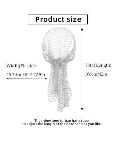 Earent Mesh Rhinestone Headband - Glitter Wide Hairband for Women and Girls - Buy Online on GoSupps.com