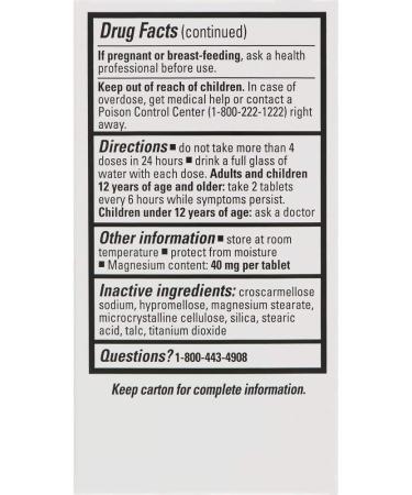Percogesic Enhanced Pain Relief 580mg Caplets 48ct x3 - Fast Acting NSAID for Maximum Strength Relief - Aspirin Free - Buy Online on GoSupps.com