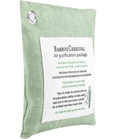 8 Colors Bamboo Charcoal Odor Eliminator - Activated Carbon Air Purifying Bag for Home & Car (Light Green) - Buy Online on GoSupps.com