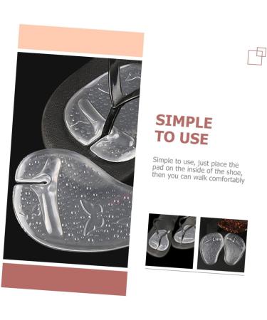 NOLITOY 3 Pairs Forefoot Slipper Pad - High Heel Liner Inserts & Grip Pads | Clear Toe Protectors & Gel Pads for Sandals & High Heels - Comfortable & Practical Shoe Protectors - Buy Online on GoSupps.com
