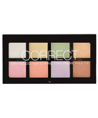 BYS Women's 8-Color Corrector  Concealer and Contour Palette Cream for All Skin Types and Complexion