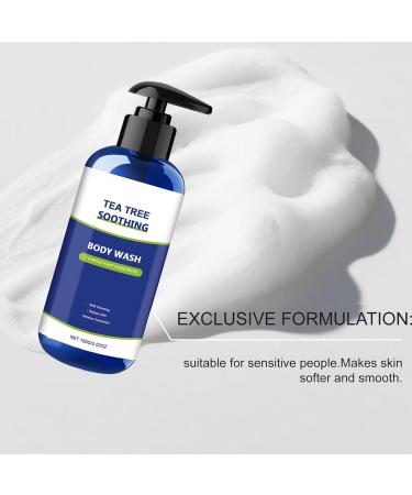  homomdy Tea Tree Body Wash gentle cleansing nourishes the skin and improves dry and rough skin reduces odors keeps skin fresher promotes healthy skin and feet for men and - Buy Online on GoSupps.com
