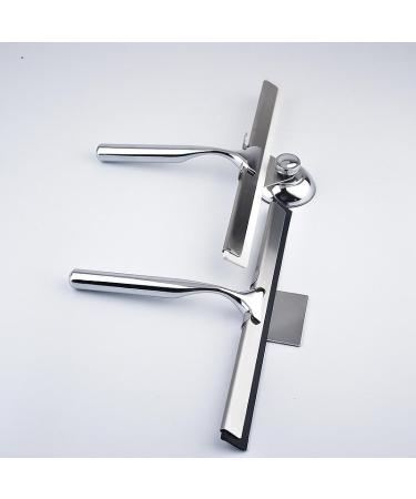 10 Inch Wiper Zinc Alloy Window Scraper Stainless Steel Wiper with Hook Glass Cleaner Glass Scraper Floor Scraper A Model White Adhesive Strip With Nailing Base - Buy Online on GoSupps.com