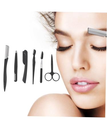 Beavorty Eyebrow Trimming Set - Eyebrow Comb & Scissors | 19x9cm | Black | International Shipping Available - Buy Online on GoSupps.com
