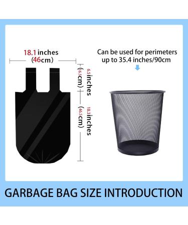 Portable Trash Bags Small Rubbish Bags Colorful Plastic Garbage Bags Strong Wastebasket Bags for Kitchen Office and Bedroom Waste Bin (5 Rolls/100 Counts) - Buy Online on GoSupps.com