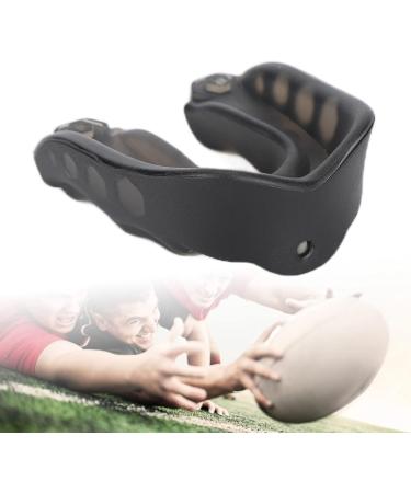 Verdant Touch Shock Mouthguard - Ultimate Protection for All Sports | Cheek Tongue & Teeth Guard - Black - Buy Online on GoSupps.com