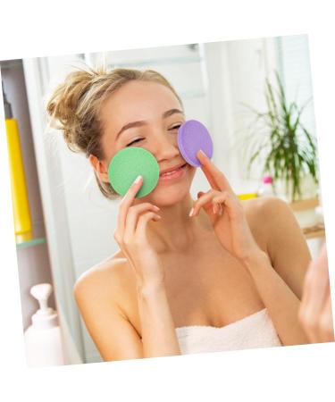 FRCOLOR 480 Pieces Face Sponge Round Makeup Sponge Spa Exfoliating Sponge Beautician Supplies Makeup Accessories Thorough Cleaning Supplies Face Wash Sponge Mat - Buy Online on GoSupps.com