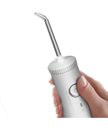 Waterpik White Cordless Select Water Flosser | Improve Gum Health | Removes Plaque | 360-Degree Tip Rotation | Global Voltage | Safe for Implants, Crowns & Veneers | USB Charger (WF-10 UK) - Buy Online on GoSupps.com