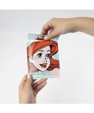 Mad Beauty Disney Ariel Mermaid Facial Mask - Moisturizing & Soothing Cloth Mask for Radiant Skin - Buy Online on GoSupps.com