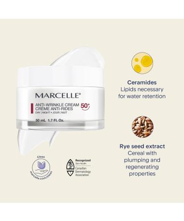 MARCELLE Anti-Wrinkle Cream Ages 50+ 1.7 ounces - Buy Online on GoSupps.com
