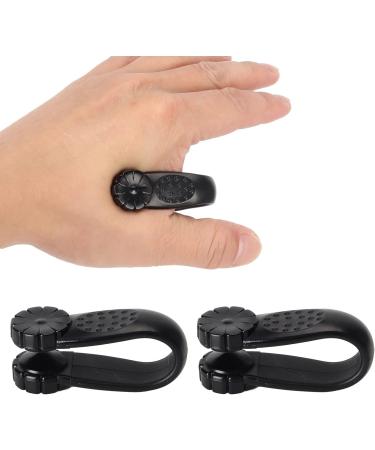 Li4 Acupressure Point Clip - 2 Pack Portable Stress Relief Tools | Compact Tiger Mund Clip for Office Use (Black) - Buy Online on GoSupps.com