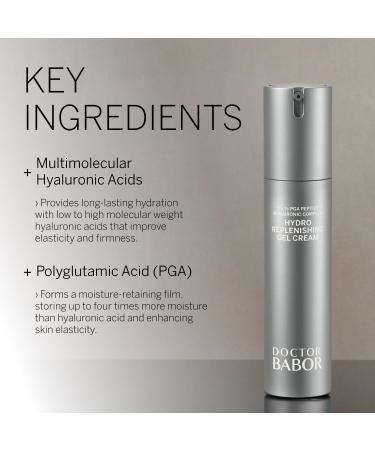 BABOR DOCTOR Hydro Replenishing Gel Cream - Lightweight Facial Moisturizer with Hyaluronic Acid for Lasting Hydration | Plump & Balance Complexion | 1.69oz - Shop Now - Buy Online on GoSupps.com