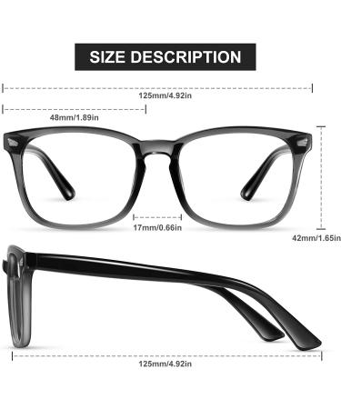 Kids 3 Pack Blue Light Blocking Glasses - Anti Glare Eyestrain Protection for Boys and Girls - Age 3-10 - Grey Black, Transparent, Leopard - Teen Fashion Eyewear for Computer Gaming - Buy Online on GoSupps.com