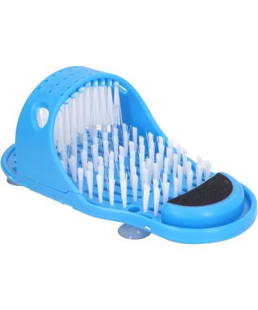 BlueKey Shower Foot Scrubber Mat with Suction Cups: A Simple Feet Cleaner Exfoliating Foot Washer for Improved Dead Skin Removal and Pressure Relief - Buy Online on GoSupps.com