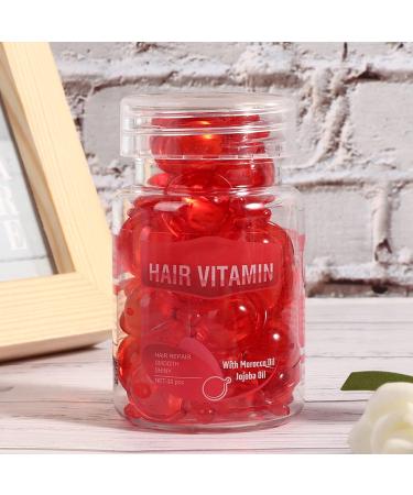 Hair Care Vitamin Capsules for Damage Repair & Frizz Control - Moisturizing Essential Oil for Elasticity & Strength - Buy Online on GoSupps.com