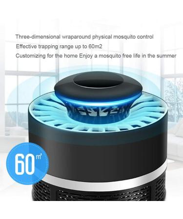 KUKUALE Portable Mute USB LED Electric Mosquito Zapper Killer Fly Insect Bug Trap Lamp White - Buy Online on GoSupps.com