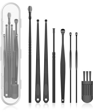 Ear Wax Removal Tool Ear Cleaner with 1080P Camera Ear Cleaning Kit with 8 Pcs Ear Set Earwax Remover with Light Endoscope with 5 Auxiliary Accessories Otoscope for iPhone iPad Android Phones