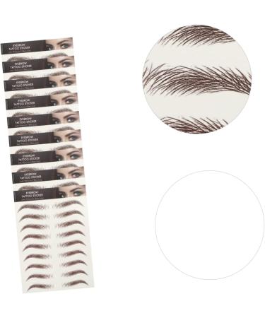 BIUDECO 6d Eyebrows Stickers 9 Sheets Waterproof Eyebrow Stickers 6d Hair-like Eyebrows Stickers Eyebrow Trimming 3d Tool - Buy Online on GoSupps.com