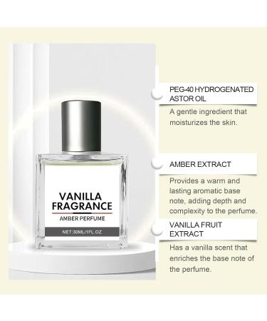 Vanilla Amber Perfume - Elegant & Long-Lasting Vanilla Perfume Subtle & Captivating Scent for Daily Use Gift for Women 30ml/1.0fl.oz Khaki-Vanilla Amber - Buy Online on GoSupps.com