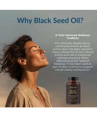AROMAVITA Black Seed Oil 1000mg Softgels Cold-Pressed Nigella Sativa-1.8% Thymoquinone Traditionally Used for Lung Respiratory & Antioxidant Support* 60 Vegan Capsules Non-GMO Gluten-Free - Buy Online on GoSupps.com