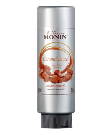 MONIN Premium Caramel Sauce 500ml for Frappes Desserts Cocktails Hot Chocolates and Garnishes. Vegetarian Nut-Free Gluten-Free. 100% Natural Flavour. Squeezy Bottle for Easy Use