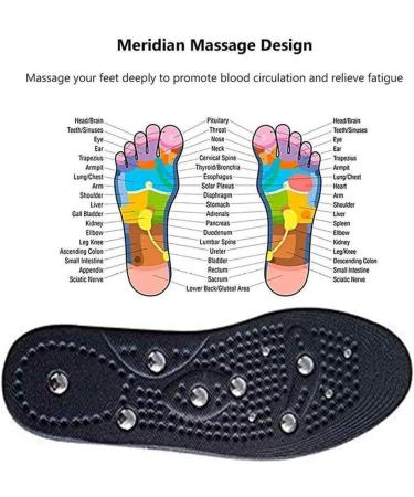 Eeuk Body Detox Magnetic Foot Acupuncture Insoles - Comfort Therapy Shoe Pads for Men | Detox & Relax - Buy Online on GoSupps.com