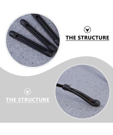 Lurrose Hearing Protection Plugs - 10 Pairs Silicone Glasses Brackets & Hangers for Reading Glasses - Shoulder Pads - Black - International Shipping - Buy Online on GoSupps.com
