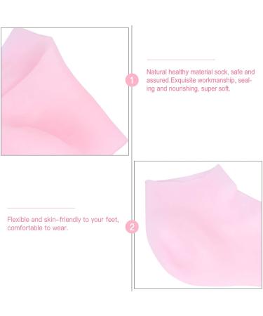 Milisten Moisture Socks - Exfoliating & Moisturising Pink Socks for Soft Feet | International Shipping Available - Buy Online on GoSupps.com