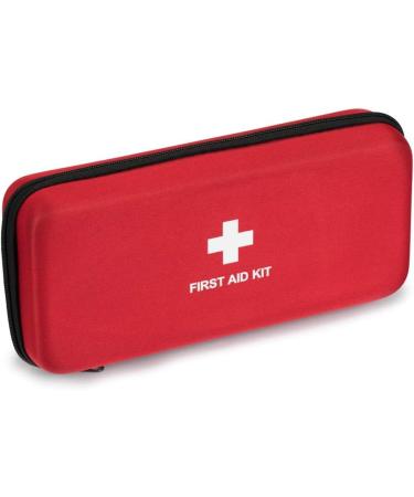 Jipemtra First Aid Hard Case - Red | Empty EVA Hard Shell Medical Bag for Home Health and Outdoor Emergencies | 1 Count - Buy Online on GoSupps.com