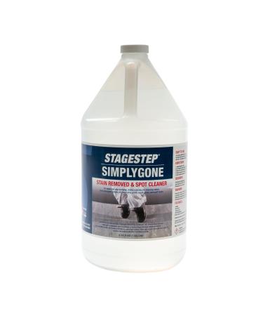 Simply Gone Stain Remover for Wood and Vinyl Surfaces Easy to Apply Removes Stubborn marks of beverages grease oil most shoe polish 1 Gallon