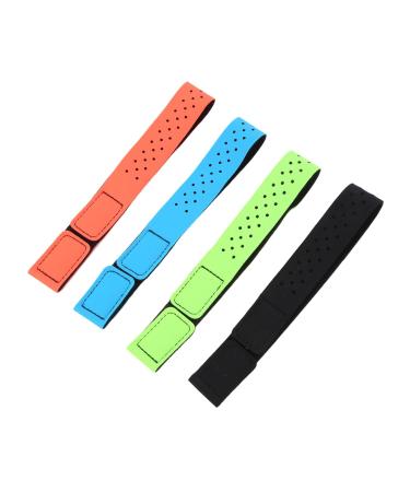 Loufy 4 Pack Heart Rate Monitor Bracelet Adjustable Replacement Wristband Universal Sports Wrist Band S
