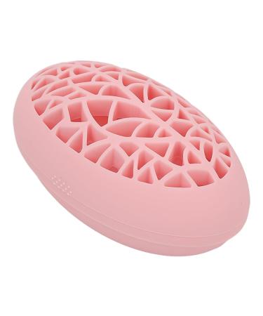 DAUZ Makeup Brush Rack & Cleaning Mat - Ergonomic Reusable Portable - Perfect for Home & Women (Pink - Buy Online on GoSupps.com