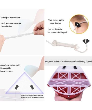 Double-Sided Magnetic Window Cleaner Glass Cleaning Brush Glass Wiper Household Cleaning Tools for Single Layer Double Sided Glass Wipe Thickness - Buy Online on GoSupps.com