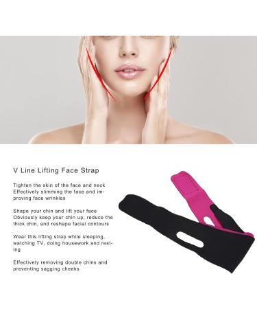 4 Pack Reusable V Line Mask Face Lifting Bandage Face Slimming Belt Double Chin Reduction Mask V Shaped Slimming Face Mask - Buy Online on GoSupps.com