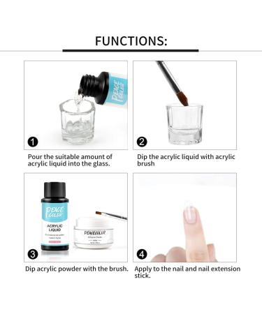 Peacecolor Acrylic Liquid Monomer 30ml Acrylic Monomer Acrylic Liquid For Acrylic Powder Acrylic Nail Liquid Monomer For Acrylic Nails Nails Powders & Liquids Acrylic - Buy Online on GoSupps.com