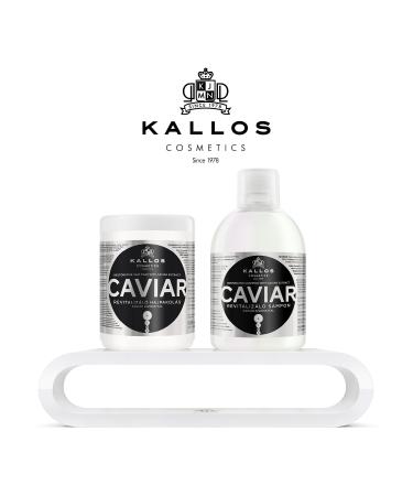 Kallos KJMN Caviar Revitalising Hair Treatment 1000 ml | Nourish & Repair with Caviar Extract - International Shipping Available - Buy Online on GoSupps.com