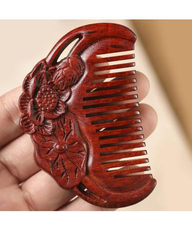 Fomiyes Wide Tooth Massage Comb - Sandalwood Scalp Massager & Hair Comb | Perfect Gift - Buy Online on GoSupps.com