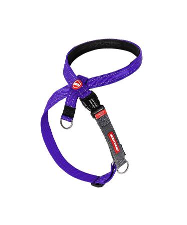 Ezydog anti pulling dishes dog - crosscheck dog harness for small medium -sized and large dogs dog training accessories reflective size adjustable (XS violet) XS (30 - 39cm) violet