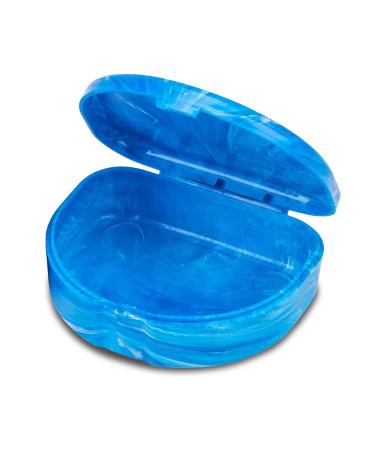 Marble Retainer Cases with Labels (3 Pack) - Blue - Buy Online on GoSupps.com