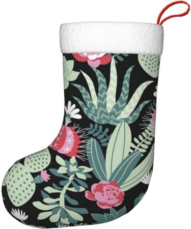Ffexs Marble Velvet Christmas Socks - One Size Cactus Design for New Year & Holiday Cheer - Shop Internationally Now! - Buy Online on GoSupps.com