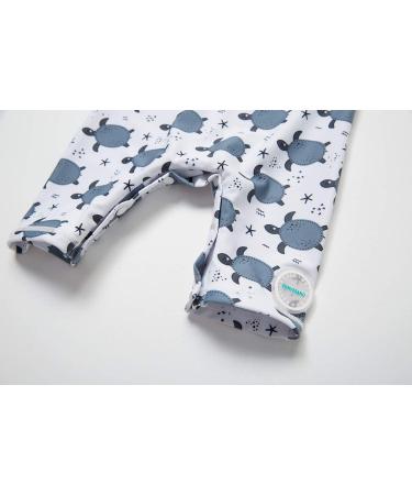 BONVERANO Baby Boy UV Protection Swimsuit 24M, Zip Front Long-Sleeved with Tortoiseshell Design - Buy Online on GoSupps.com
