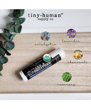 Organic Take A Breather Baby Chest Rub Stick 2pk - Lavender & Eucalyptus | Tiny Human Supply Co - Buy Online on GoSupps.com