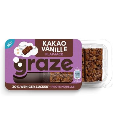 Graze Graze Flapjack Vanilla Cocoa Oat Locks - 6 x 53g - Buy Online on GoSupps.com