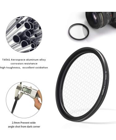 58mm Star Filter GREEN.L 2nd Gen Slim Variable Starburst Filter - 4/6/8 Points + Cleaning Cloth & 2 Slot Filter Pouch - Buy Online on GoSupps.com